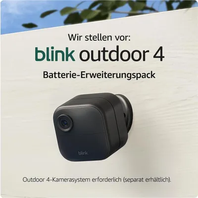 Produktbild von Blink BLINK OUTD 4 - BAT EXT PACK SW Außenkamera, Farbe:Schwarz