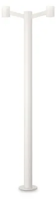 Immagine prodotto di Piantana Moderna Clio Alluminio Bianco 2 Luci E27