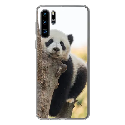 Produktbild von MuchoWow® Handyhülle Schutzhülle Hülle für Huawei P30 Pro Panda - Baum - Licht Silikon Softcase Handy Hülle - Schutzdeckel
