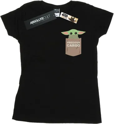 Produktbild von Star Wars - "The Mandalorian The Child Cargo" T-Shirt für Damen BI43100 (L) (Schwarz)
