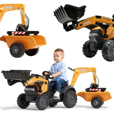 Produktbild von Falk 967N, 2 Jahr(e), 6 Rad/Räder, Kunststoff, Stahl, Gelb, Schwarz