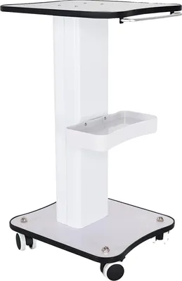 Produktbild von Schönheitswagen, abschließbare Räder, modernes Design, WEISS