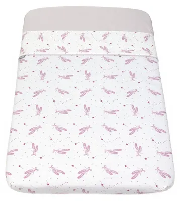 Produktbild von 2-teiliges Bettwäsche-Set 50x83 cm - 100% Baumwolle für Chicco Next2Me - Rosa