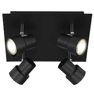 Produktbild von BRILONER Deckenleuchte LED 4xLED/GU10/5W schwarz
