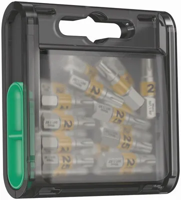 Productafbeelding van WERA Torx-bitset, doos met 20 Torx-bits, type HF, maat T20, lengte 25 mm