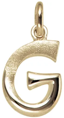 Produktbild von Anhänger Buchstabe G 375 Gold Gelbgold 15,1x9,8mm Halsschmuck Buchstabenanhänger