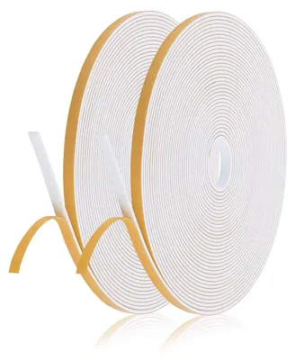 Immagine prodotto di Nastro di schiuma per sigillatura, 2 rotoli, 6 mm x 1,5 mm, guarnizione anti-spifferi