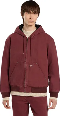 Produktbild von Dickies Herren Zip Hoodie Hilham Canvas burgundy XL