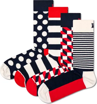 Produktbild von Happy Socks Strümpfe CLASSIC NAVY Socken 4er Pack