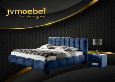 Produktbild von Bett Textil 2x Nachttisch 3 tlg. Schlafzimmer Set Möbel Modern Luxus Betten Neu