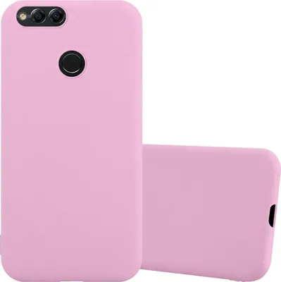 Image de Cadorabo Housse pour Honor 7X Housse en rose Housse pour portable TPU silicone Etui Case Cover