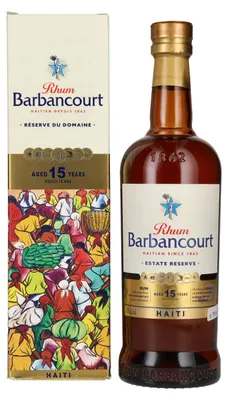Produktbild von Barbancourt 15 Years Old Réserve du Domaine Rhum 43% Vol. 0,7l in Geschenkbox