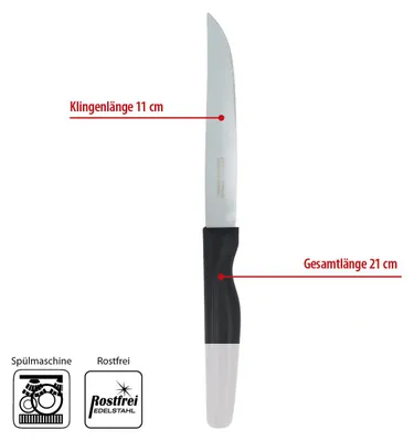 Produktbild von Steak-/Tomatenmesser mit Edelstahlklinge EUROHOME®