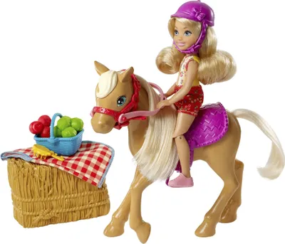 Produktbild von Barbie "Spaß auf dem Bauernhof" Chelsea und Pony
