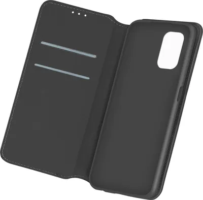 Produktbild von Avizar, Kunstleder Cover Classic Edition für Xiaomi Redmi Note 10 Pro, Schwarz