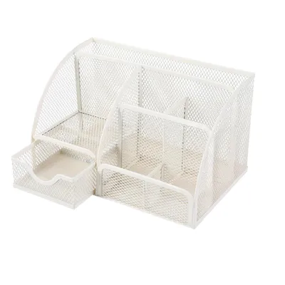 Produktbild von Schreibtisch-Organizer Metall 7 Fächer 22 x 14 x 12,5 cm