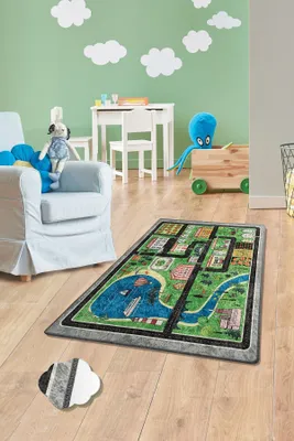 Produktbild von Conceptum Hypnose, Traffic- Traffic  CHL, Bunt, Teppich, 100 x 160 cm, 100% Samtstoff