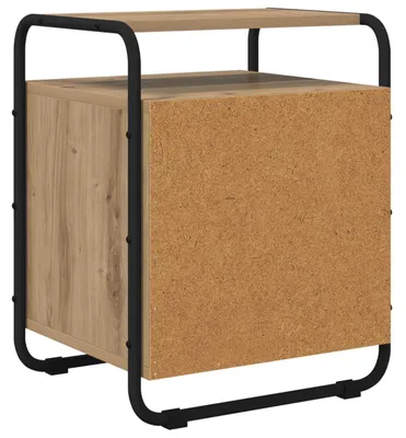 Image de vidaXL Table de nuit Artisan-Chêne Bois composite