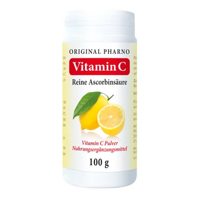 Produktbild von Original Pharno Vitamin C Pulver - 100g - Reine Ascorbinsäure