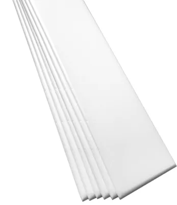 A stack of white foam panels.