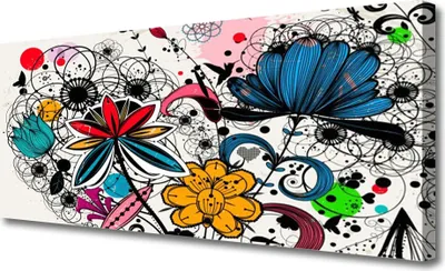 Produktbild von Tulup Leinwand-Bilder 125x50 Wandbild Canvas Kunstdruck Abstraktes Kunst