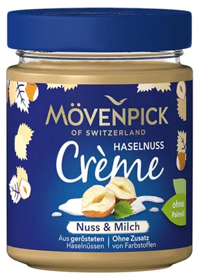 Immagine prodotto di Crema spalmabile alla nocciola Mövenpick Nut and Milk Light 300g