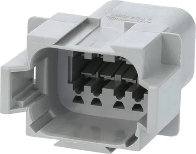 Produktbild von Amphenol AS-8SM 102 Kabelstecker AT-Serie reduzierte Dichtung Stift, Kodierung A, 8-polig, Crimpanschluss