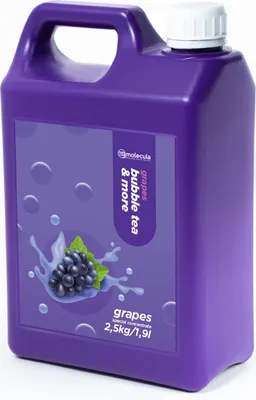 Produktbild von SIRUP FÜR BUBBLE TEA 2,5 l KONZENTRAT-SAFT-Traube