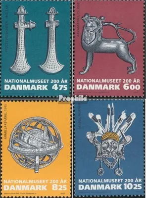 Produktbild von Briefmarken Dänemark 2007 Mi 1462-1465 (kompl.Ausg.) postfrisch Nationalmuseum