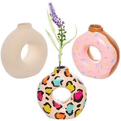 Zdjęcie produktu dla Zestaw 3 ceramicznych foremek do donuty - idealne do tworzenia i dekorowania