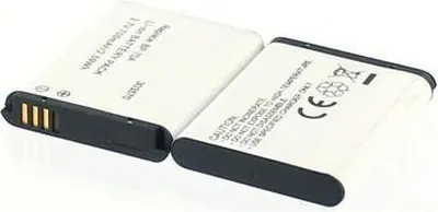 Produktbild von Akku für Samsung WB35F Li-Ion 3,7 Volt 600 mAh schwarz.