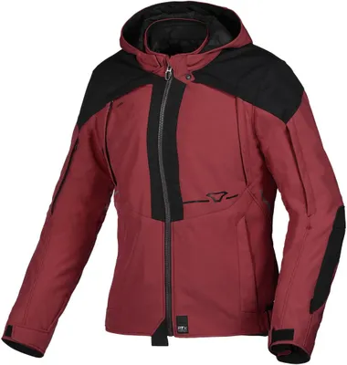 Image de Veste textile imperméable pour femme Macna Territor, bordeaux, taille L
