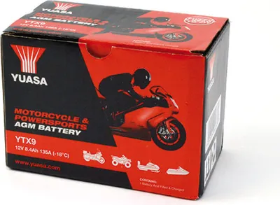 Obrázek produktu pro Baterie YUASA YTX9 8 AH AGM