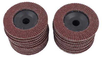 Obrázok produktu pre 20 kusov brúsnych kotúčov, zrniteľnosť 80, rozmer 100 x 16 mm, plochý brúsny kotúč