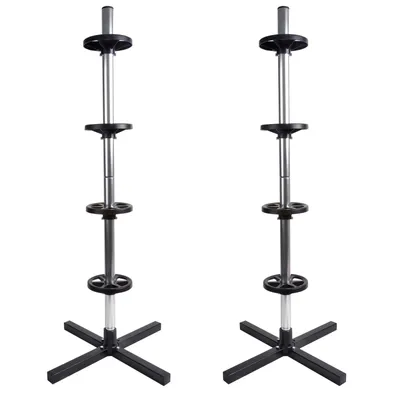 Produktbild von 2er Set Felgenbaum für 4 Autoreifen samt Felgen Reifenständer Felgenständer bis 225 mm Reifenbreite Reifenbaum Reifenregal