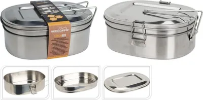 Produktbild von Redcliffs Lunch Box aus Edelstahl 1,2 L