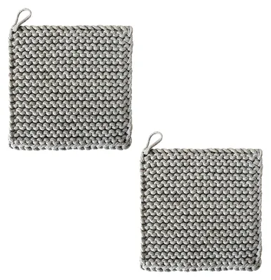 Image de Lot de 2 maniques crochetées pour la cuisine