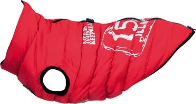 Image de Combinaison Trixie avec harnais Saint-Malo rouge Taille : XS:30cm, poitrine:42cm, cou:30cm