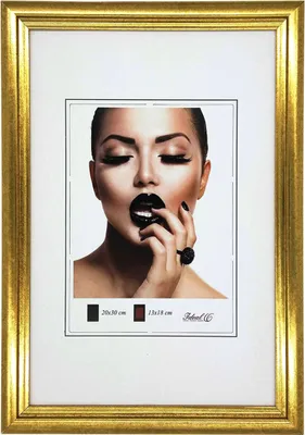 Produktbild von Artus Kunststoff Bilderrahmen Wanddeko Collage Poster Bilder Foto Rahmen - Farbe: Gold | Format: 40x60