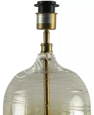 Produktbild von Tischlampe AMARA Ø21x56cm Bernstein