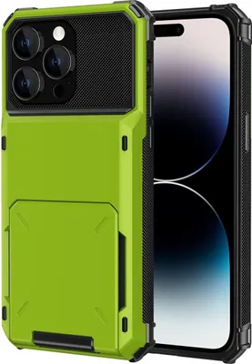 Produktbild von König Design Hülle kompatibel mit Apple iPhone 15 Pro Kunststoff Soft Handyhülle - Handy Case Grün