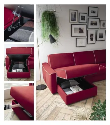 Produktbild von Ecksofa Modern Design Sofa Focus Stoff L-Form Couch Wohnlandschaft Italien Möbel