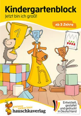 Image de Kindergartenblock ab 3 Jahre - Jetzt bin ich groß!