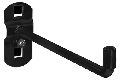 Produktbild von ADB Werkzeughalter, senkrechtes Hakenende, 125 mm, schwarz