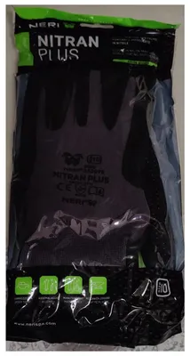 Produktbild von Neri Safety Arbeitshandschuhe Nitran Plus Nylon/Nitril Größe 10 - Packung mit 12 Stück