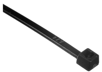 Obrázok produktu pre Stiahovacie pásky, 2,5 mm, 120 mm, čierna, UV odolné, 120/2,5, OZC 25-120, 25.102 /100 kusov/