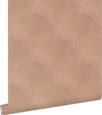 Immagine prodotto di ESTAhome carta da parati Stampa 3D rosa terracotta 50 x 900 cm
