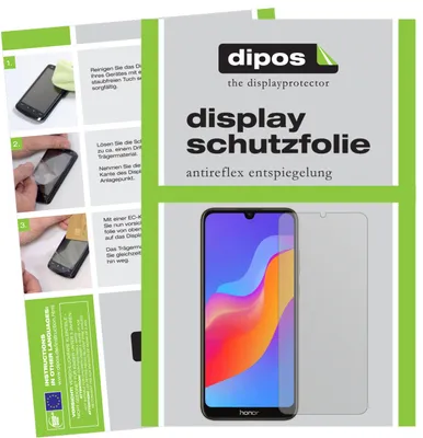 Produktbild von 2+2x Schutzfolie für Honor 8A matt Displayschutzfolie Folie Display Schutz dipos