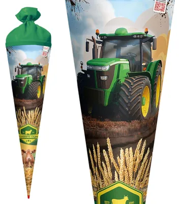 Produktbild von ROTH Schultüte "Traktor Power" rund 700 mm