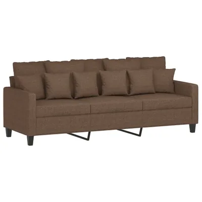 Produktbild von 3-Sitzer-Sofa Braun 180 cm Stoff